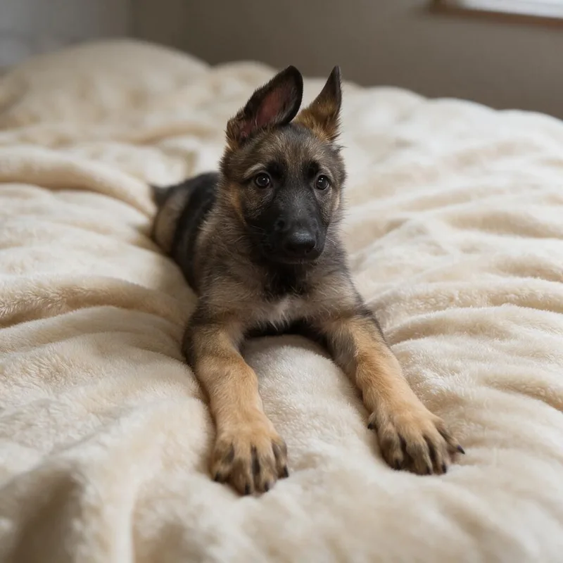 A baby medium-sized female Sable German Shepherd Dog dog named Ellie for adoption in Hollywood, FL