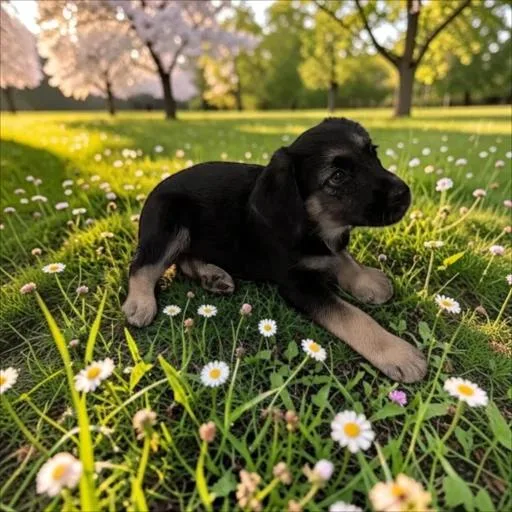 A baby medium-sized female Labradoodle dog named Pepper for adoption in Fort Worth, TX