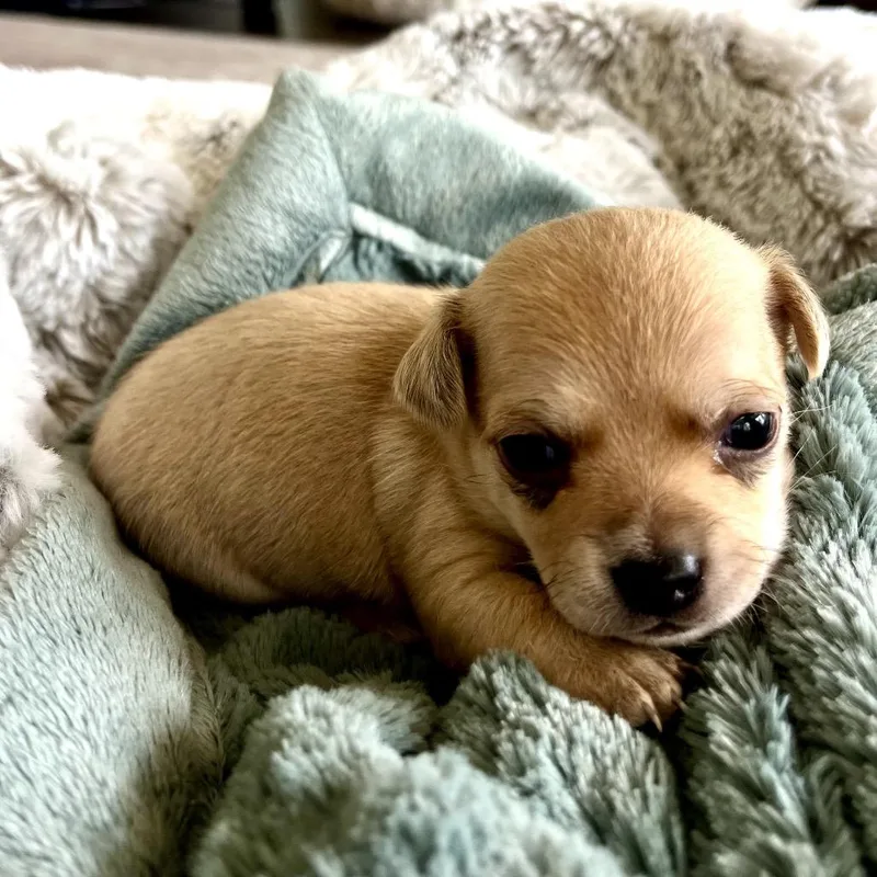 A baby small-sized male Yellow / Tan / Blond / Fawn Chihuahua dog named Bandit_ for adoption in San Diego, CA