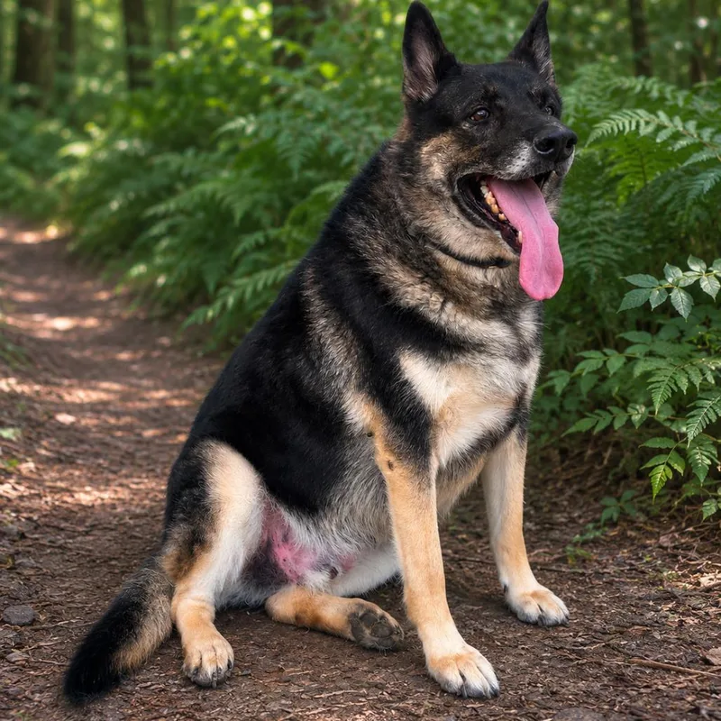A senior extra large-sized male Black German Shepherd Dog dog named Chase for adoption in New Ringgold, PA