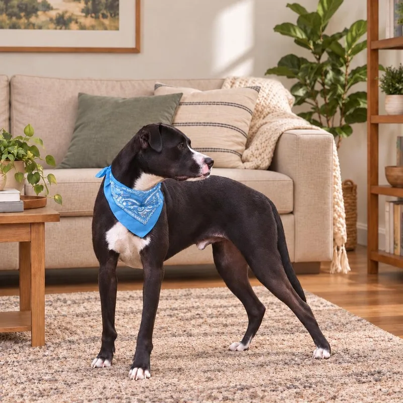 An adult medium-sized male Boxer dog named Sammy Davis for adoption in Oak Point, TX