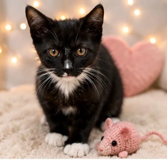 A baby small-sized male Domestic Short Hair cat named Gary for adoption in West Bloomfield, MI