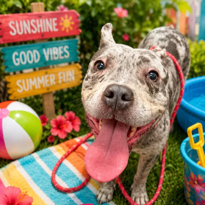 An adult medium-sized male Gray / Blue / Silver Mixed Breed dog named Rocko for adoption in Columbiana, AL