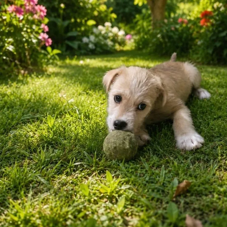 A baby medium-sized male Apricot / Beige Border Collie dog named Bluey for adoption in New York, NY