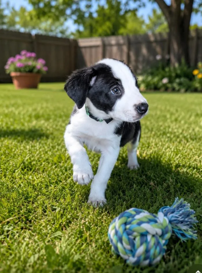 A baby medium-sized male White / Cream Mixed Breed dog named Tucker for adoption in CHURCHVILLE, NY