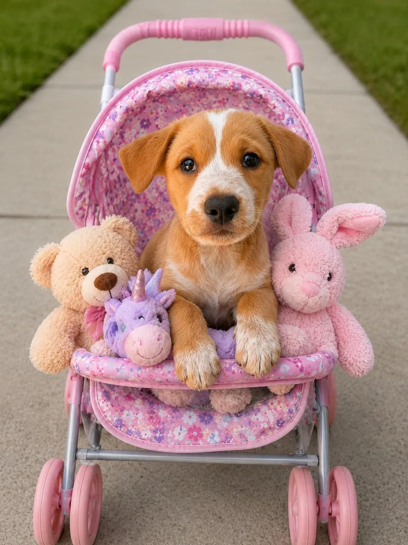 A baby medium-sized female Australian Shepherd dog named Roxy for adoption in Poway, CA