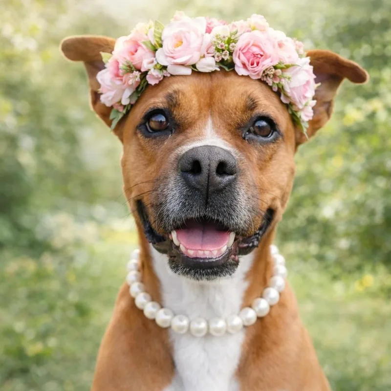 An adult medium-sized female Brown / Chocolate Boxer dog named Melany for adoption in Houston, TX