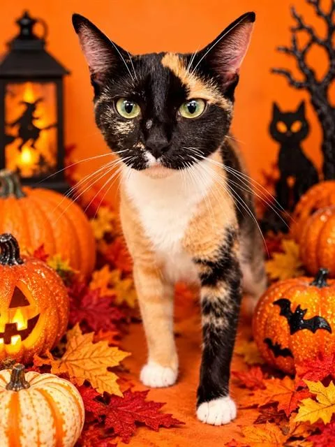 An adult medium-sized female Domestic Short Hair cat named Sabrina for adoption in Columbia, MD