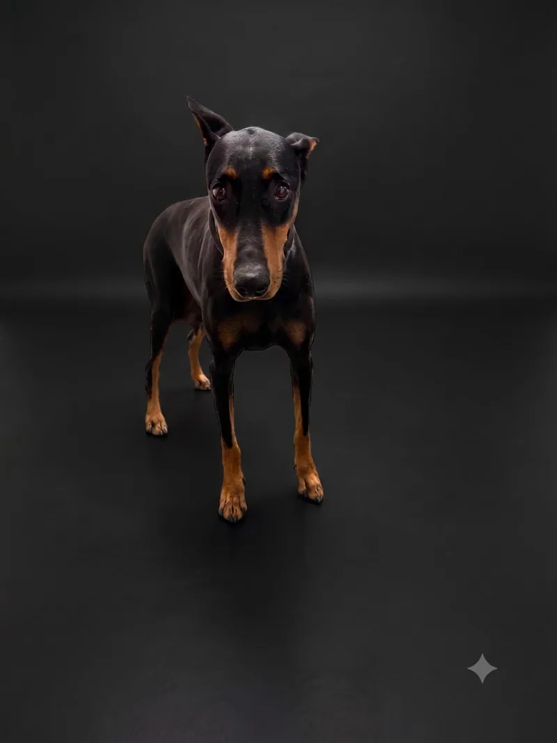 An adult large-sized female Doberman Pinscher dog named Roxy for adoption in Los Angeles, CA