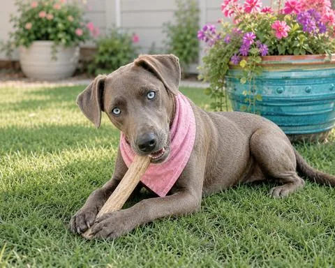 A young medium-sized female Gray / Blue / Silver Blue Lacy dog named Bluebell for adoption in Vernon, CT