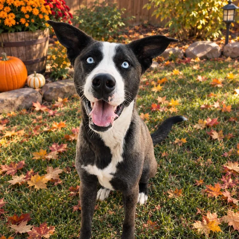 An adult large-sized male Sable Akita dog named Waylon for adoption in Susanville, CA