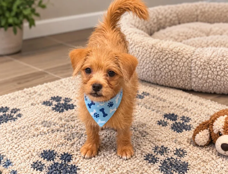 A baby small-sized male Apricot / Beige Cairn Terrier dog named Beans for adoption in Phoenix, AZ
