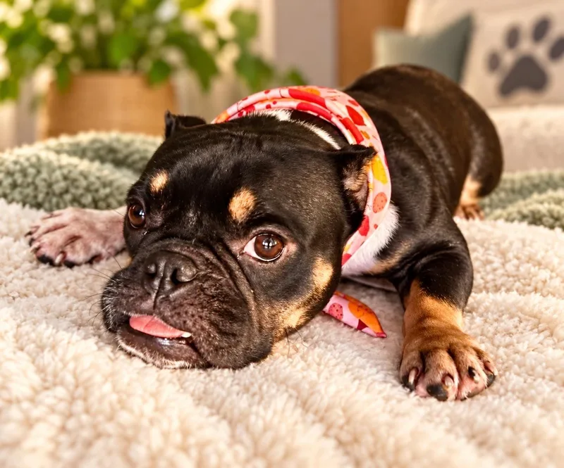 An adult medium-sized female American Bully dog named Winifred for adoption in Homestead, FL