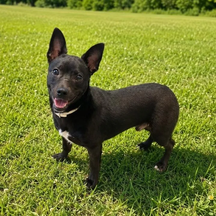 An adult small-sized male Black Chihuahua dog named Willard D for adoption in Minnetonka, MN