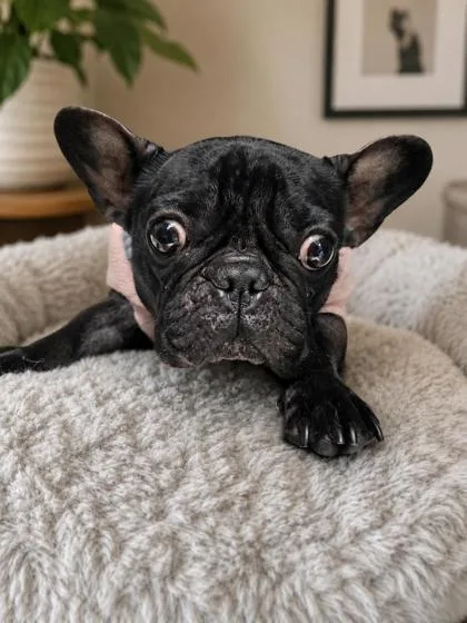 An adult small-sized female French Bulldog dog named Onyx for adoption in Malvern, PA