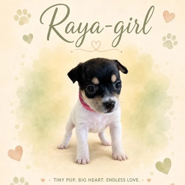 A baby small-sized female White / Cream Yorkshire Terrier dog named Raya girl for adoption in Houston, TX
