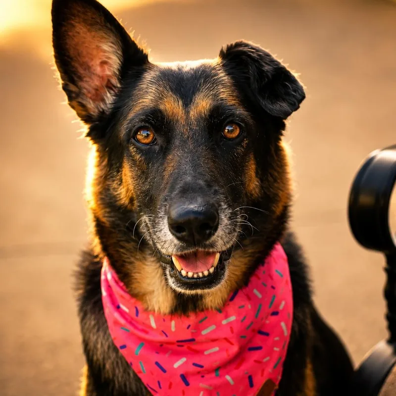 A young large-sized female Tricolor (Brown, Black, & White) German Shepherd Dog dog named Faith for adoption in Humble, TX