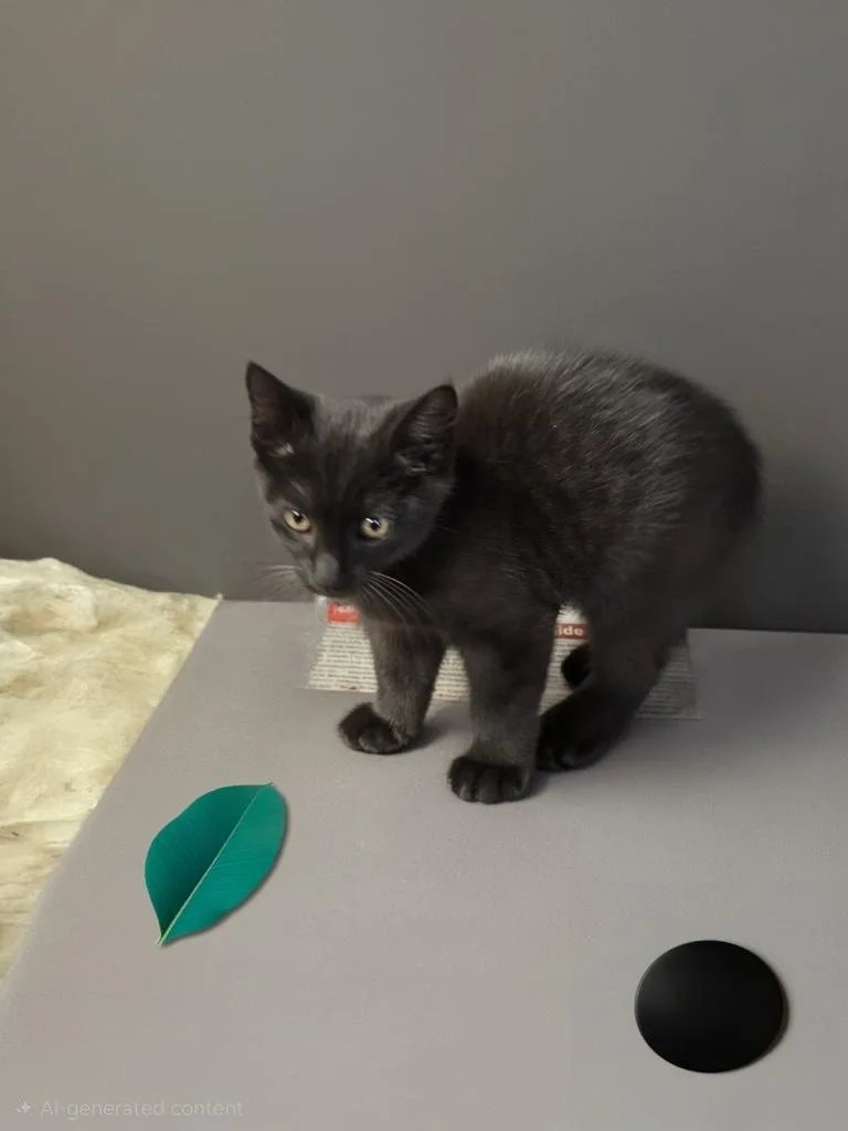 A baby small-sized male Domestic Short Hair cat named Monty for adoption in Vineland, NJ