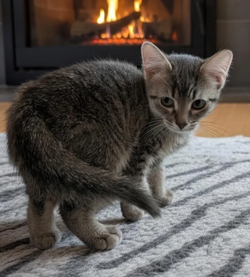 A baby small-sized male Domestic Short Hair cat named Rubeus for adoption in Fort Myers, FL