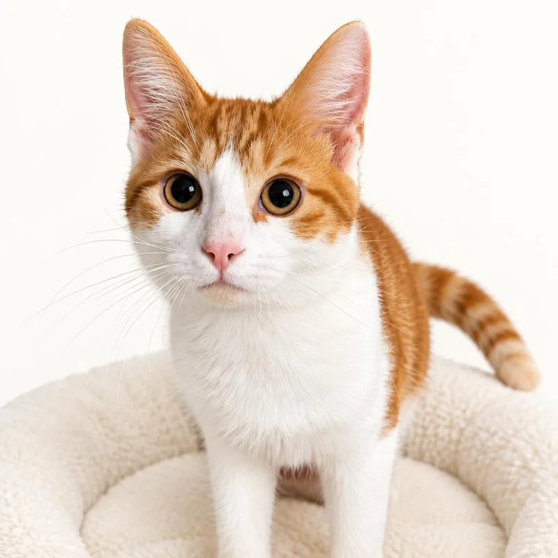 A young medium-sized male Orange / Red Domestic Short Hair cat named Boris for adoption in Redwood Falls, MN