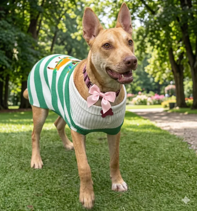 A young medium-sized female Apricot / Beige American Staffordshire Terrier dog named Mary Jay for adoption in Houston, TX