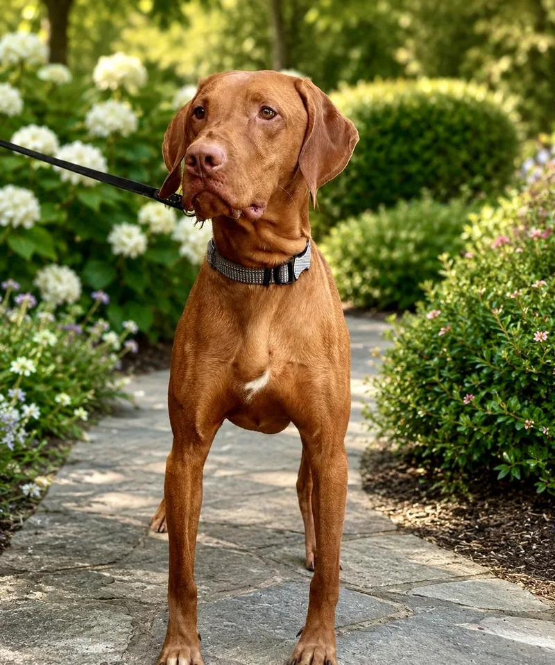 An adult large-sized male Vizsla dog named Blitz for adoption in University Place, WA