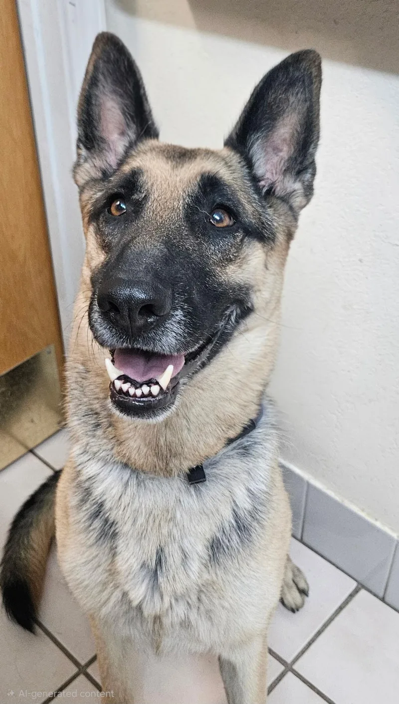 A young medium-sized male German Shepherd Dog named Cami for adoption in Arvada, CO