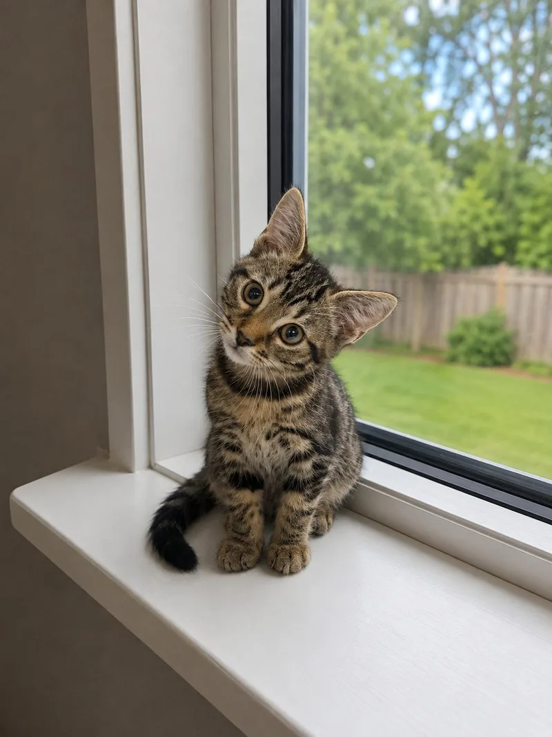 A baby small-sized male Domestic Short Hair cat named Leo for adoption in Rio Linda, CA