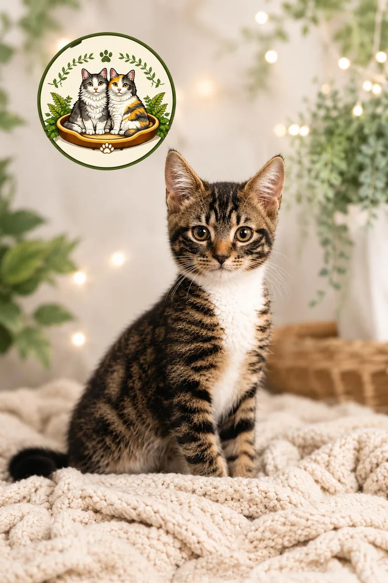A young medium-sized male Tabby (Brown / Chocolate) Domestic Short Hair cat named Socks for adoption in Opelika, AL