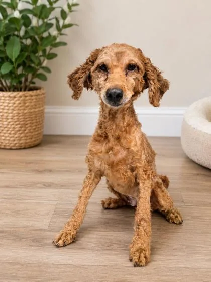 An adult small-sized female Golden Retriever dog named Delilah for adoption in Kinzers , PA