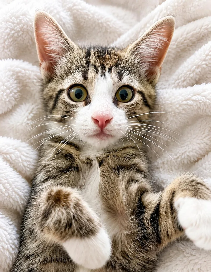 A baby medium-sized male Tabby (Brown / Chocolate) Domestic Short Hair cat named Asher for adoption in Greensboro, NC