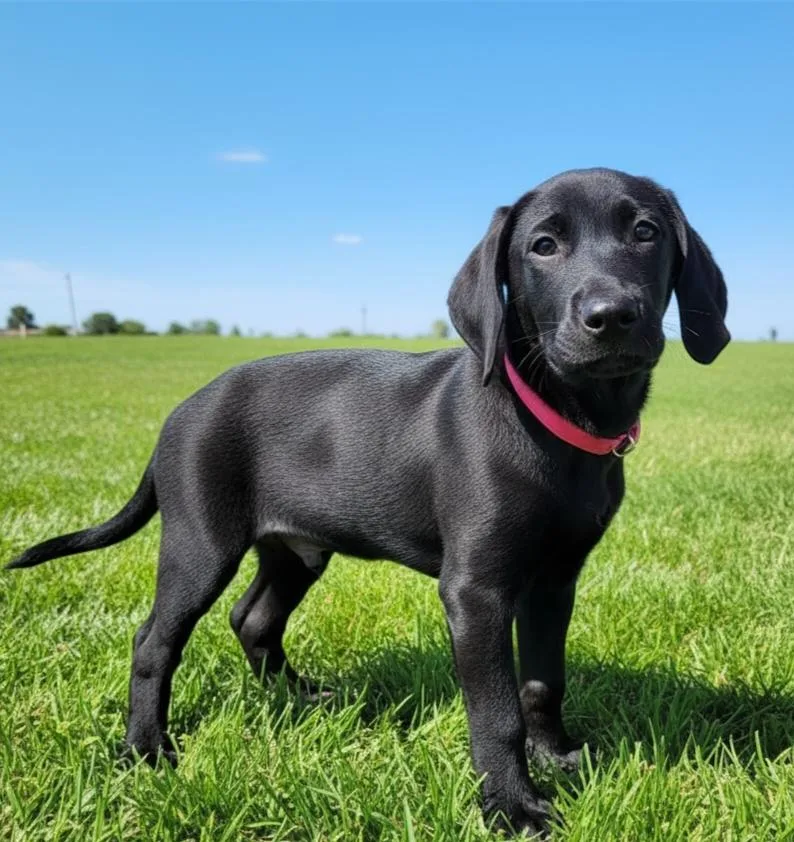 A baby medium-sized male Redbone Coonhound dog named Puppy Valor for adoption in Franklin, TN