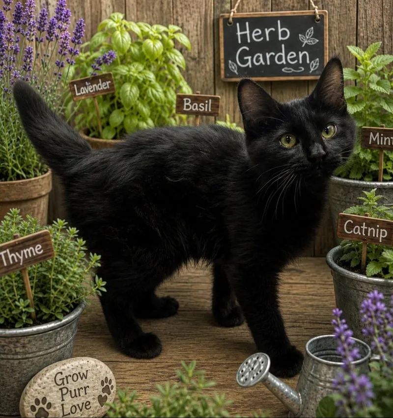 A baby medium-sized male Domestic Long Hair cat named Pepper for adoption in Washington Court House, OH