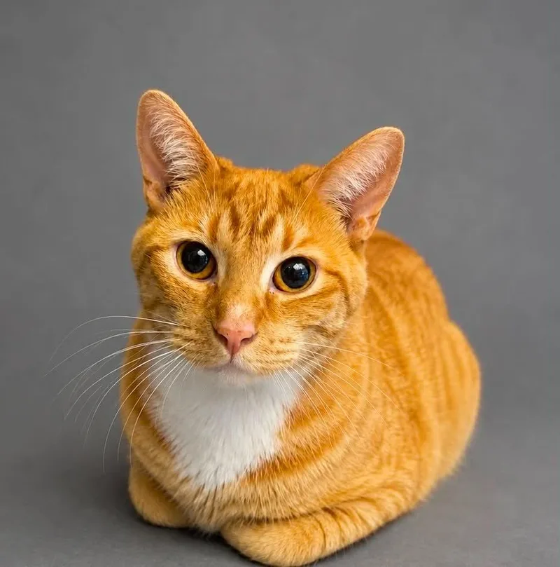 A young small-sized female Domestic Short Hair cat named Goldie for adoption in Columbia, TN
