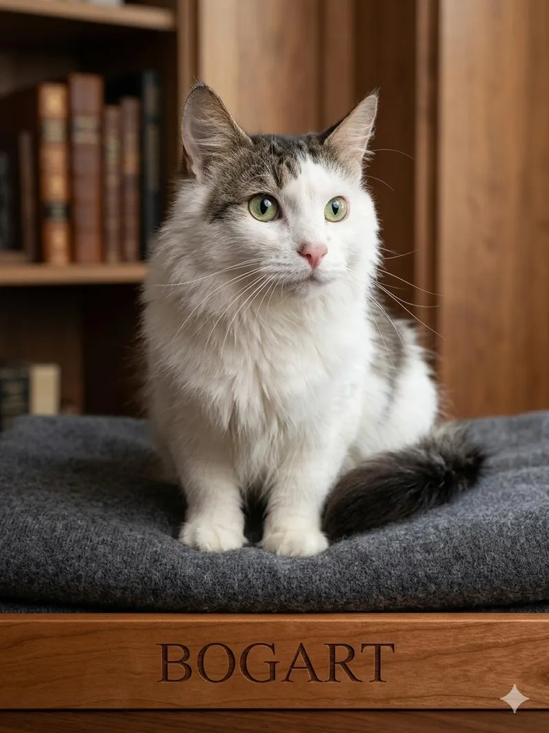 A young medium-sized male American Shorthair cat named Bogart for adoption in East Orange, NJ