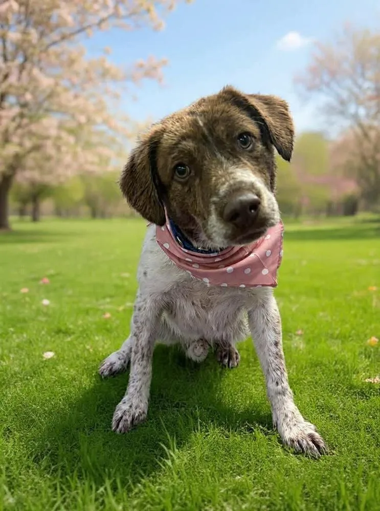 An adult medium-sized female Tricolor (Brown, Black, & White) Beagle dog named Sarah for adoption in Middletown, CT