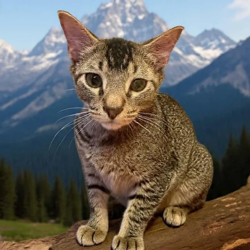 A young medium-sized male Domestic Short Hair cat named Finn for adoption in Evergreen, CO
