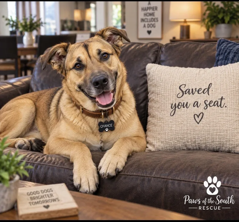 A young medium-sized male German Shepherd Dog dog named Chance for adoption in CUMMING, GA