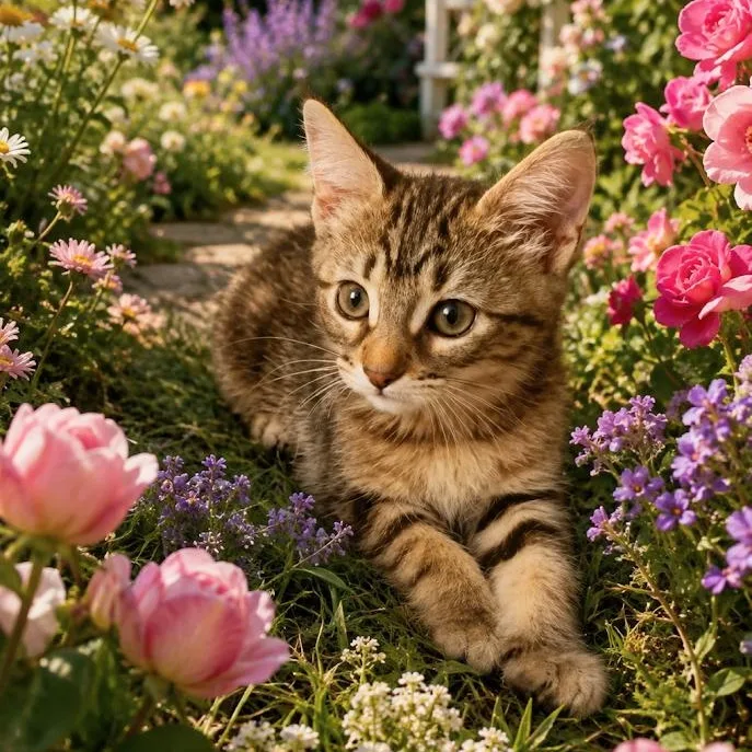 A baby medium-sized female Tabby cat named Lillybeth for adoption in Woodland Hills, CA
