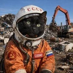 An adult medium-sized male Black Domestic Long Hair cat named Cosmo for adoption in Pacifica, CA