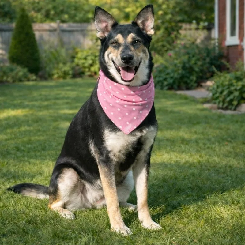 A young medium-sized female German Shepherd Dog dog named Jolly Joy for adoption in Allen, TX