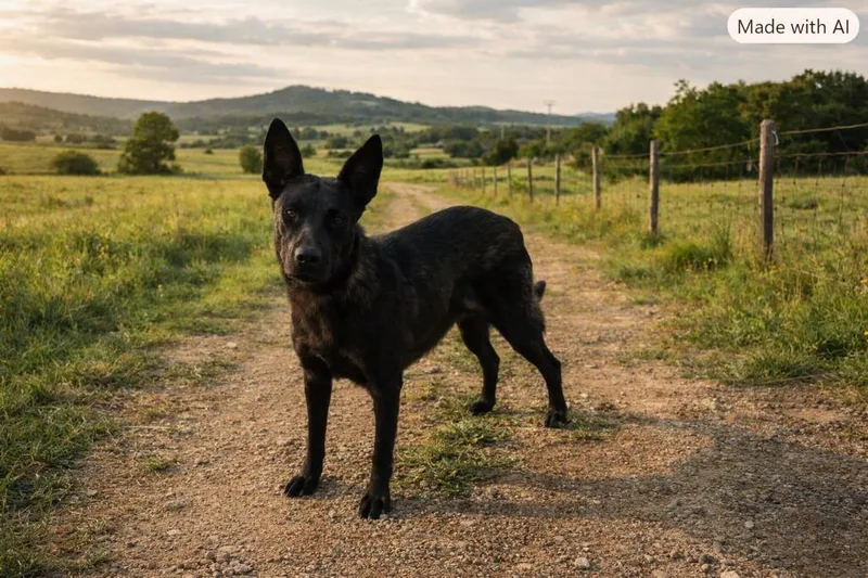 A young medium-sized female Mixed Breed dog named Gypsy for adoption in Hot Springs, SD