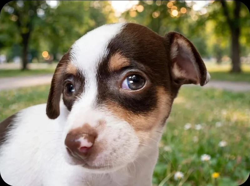 A baby small-sized female Bicolor Chihuahua dog named Anne for adoption in Humble, TX