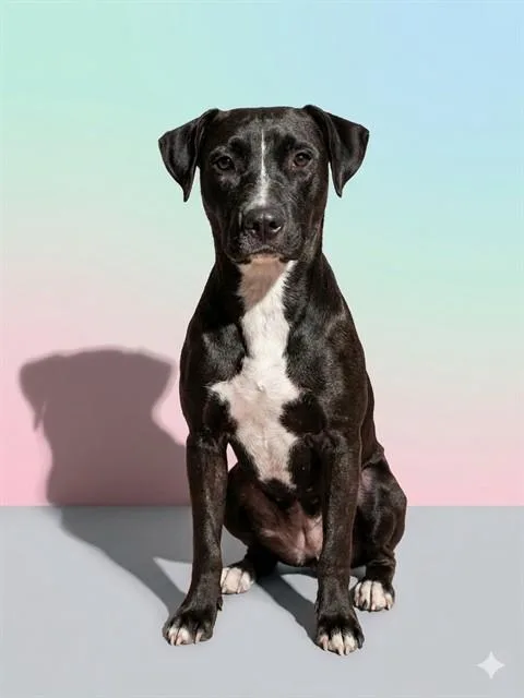 A young medium-sized female Mixed Breed dog named Little Mama for adoption in Jacksonville, FL