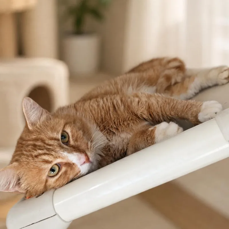 An adult medium-sized male Orange / Red Domestic Short Hair cat named Cheeto for adoption in Walnut Cove, NC