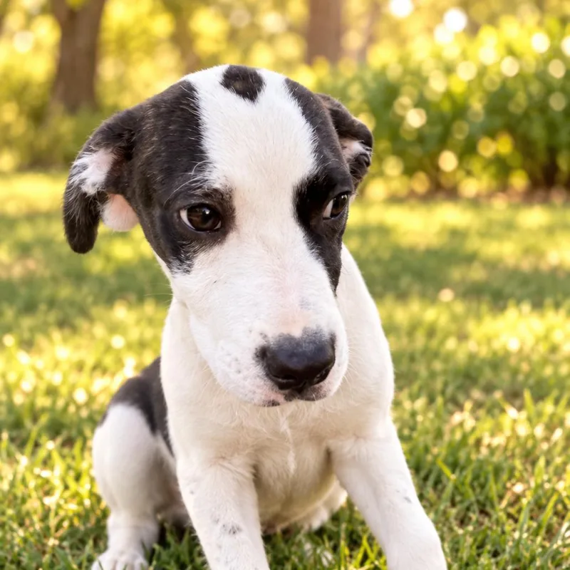 A baby medium-sized male Black Labrador Retriever dog named Scooter for adoption in Sarasota, FL