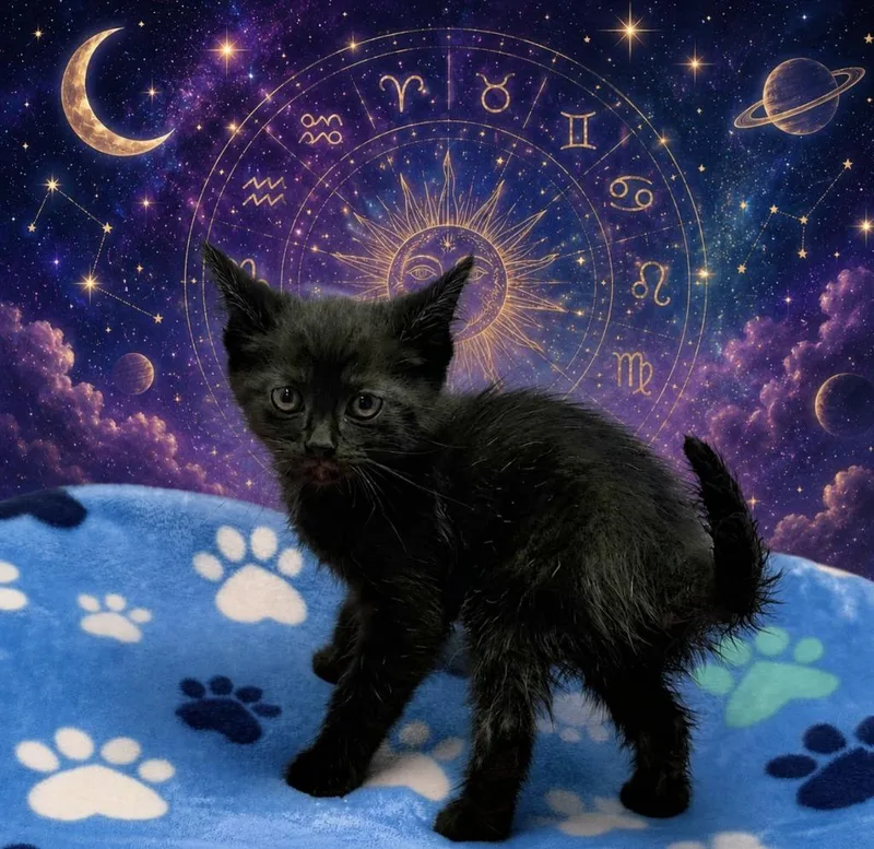 A baby small-sized male Domestic Short Hair cat named Leo for adoption in Washington Court House, OH
