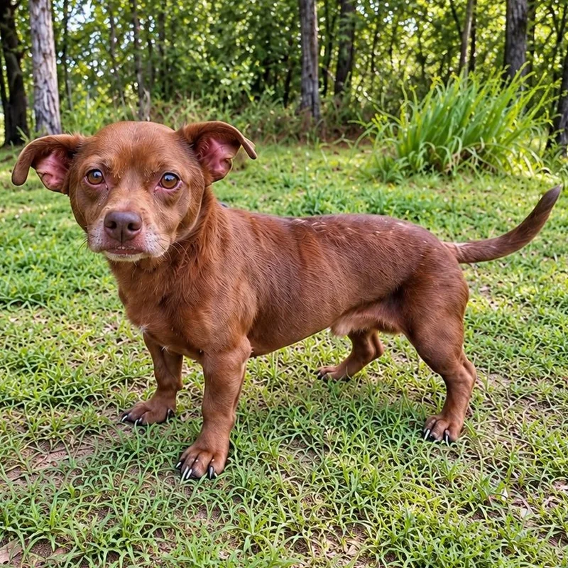 An adult small-sized male Chihuahua dog named Benji for adoption in Foley, AL