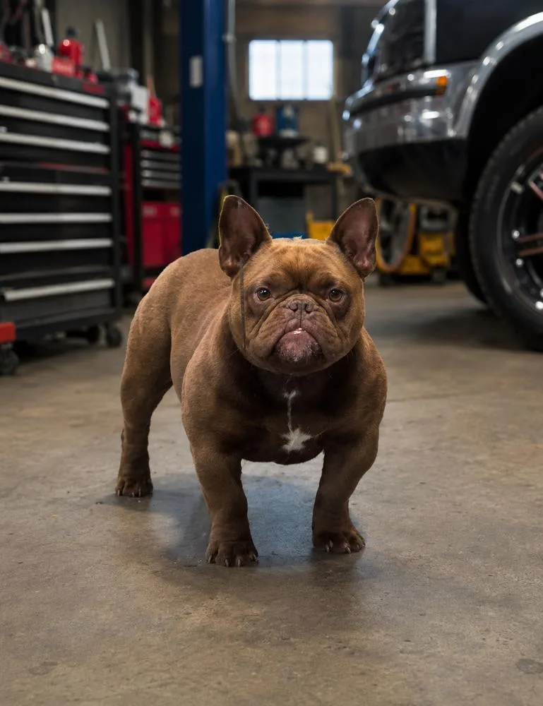 An adult medium-sized male French Bulldog dog named Lugnut for adoption in Oakland, MI