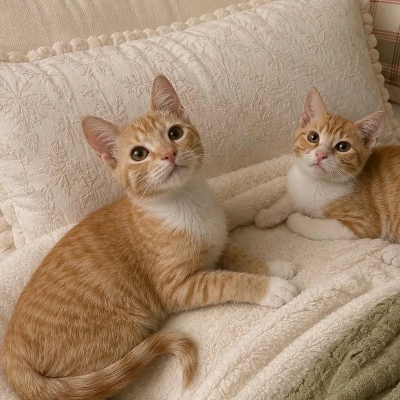 A baby small-sized female Orange / Red Domestic Short Hair cat named Mila for adoption in Tustin, CA